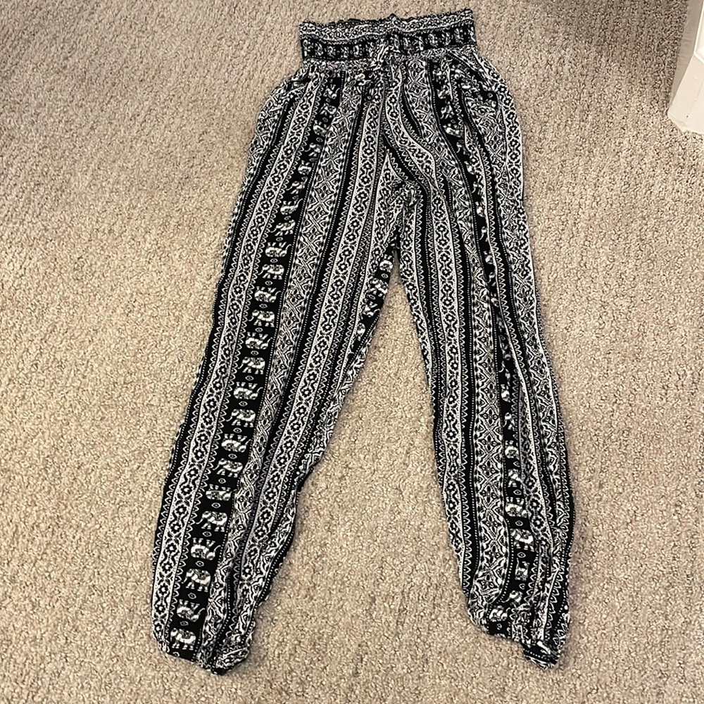 Kingston Grey pants XS Black & White